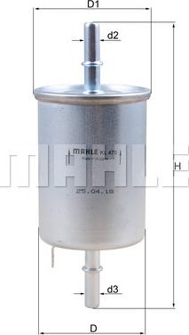 KNECHT KL 470 - Fuel filter www.autospares.lv