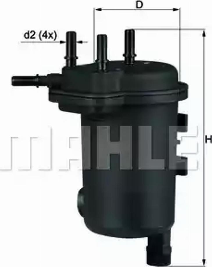 KNECHT KL 600D - Fuel filter www.autospares.lv