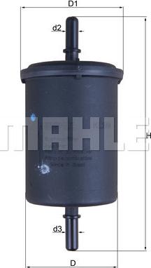 KNECHT KL 248 - Fuel filter www.autospares.lv