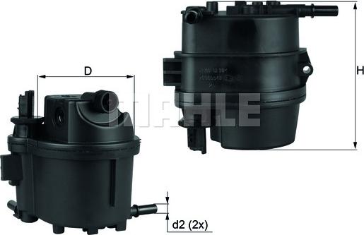 KNECHT KL 779 - Fuel filter www.autospares.lv