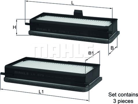 KNECHT LA 679/S - Filtrs, Salona telpas gaiss autospares.lv