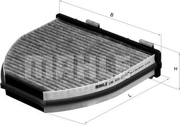 KNECHT LAK 413 - Filtrs, Salona telpas gaiss autospares.lv