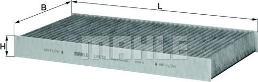 KNECHT LAK 56 - Фильтр воздуха в салоне www.autospares.lv