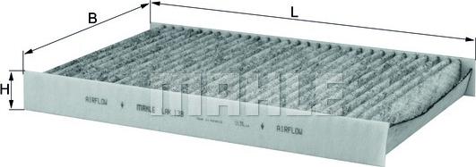 KNECHT LAK 138 - Filtrs, Salona telpas gaiss autospares.lv