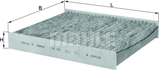 KNECHT LAK 293 - Filter, interior air www.autospares.lv