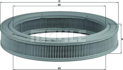 KNECHT LX 294 - Gaisa filtrs autospares.lv