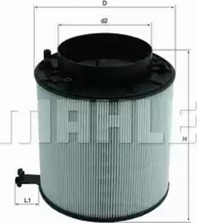 KNECHT LX 2091D - Air Filter, engine www.autospares.lv