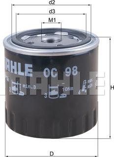 KNECHT OC 98 - Oil Filter www.autospares.lv