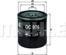 KNECHT OC 976 - Oil Filter www.autospares.lv