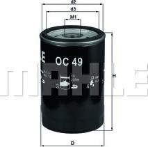 KNECHT OC 49 - Oil Filter www.autospares.lv