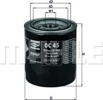 KNECHT OC 45 - Oil Filter www.autospares.lv