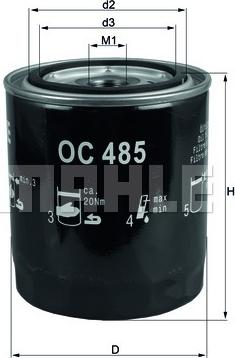 KNECHT OC 485 - Oil Filter www.autospares.lv