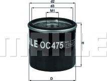 KNECHT OC 475 - Oil Filter www.autospares.lv