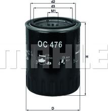 KNECHT OC 476 - Oil Filter www.autospares.lv