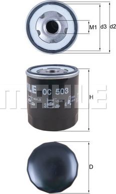 KNECHT OC 503 - Oil Filter www.autospares.lv