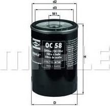 KNECHT OC 58 - Oil Filter www.autospares.lv