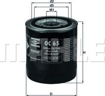 KNECHT OC 65 - Oil Filter www.autospares.lv