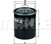 KNECHT OC 617 - Oil Filter www.autospares.lv