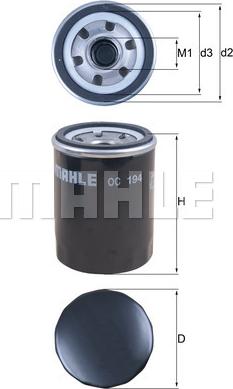 KNECHT OC 194 - Oil Filter www.autospares.lv