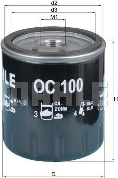 KNECHT OC 100 - Oil Filter www.autospares.lv