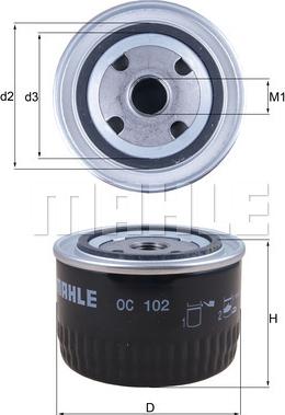 KNECHT OC 102 - Oil Filter www.autospares.lv