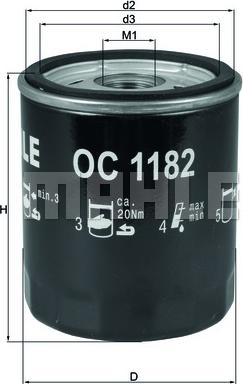 KNECHT OC 1182 - Oil Filter www.autospares.lv