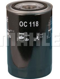 KNECHT OC 118 - Oil Filter www.autospares.lv