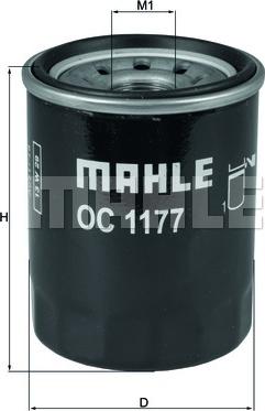 KNECHT OC 1177 - Масляный фильтр www.autospares.lv