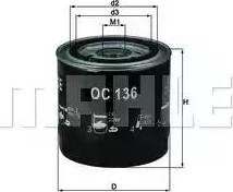 KNECHT OC136 - Oil Filter www.autospares.lv