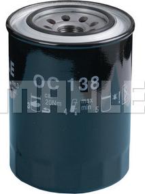 KNECHT OC 138 - Oil Filter www.autospares.lv