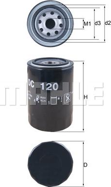 KNECHT OC 120 - Oil Filter www.autospares.lv