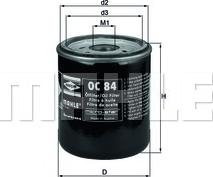 KNECHT OC 84 - Oil Filter www.autospares.lv