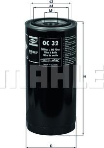 KNECHT OC 32 - Oil Filter www.autospares.lv