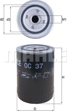 KNECHT OC 37 - Oil Filter www.autospares.lv