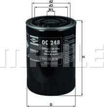 KNECHT OC 248 - Oil Filter www.autospares.lv