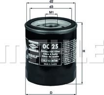 KNECHT OC 25 - Oil Filter www.autospares.lv