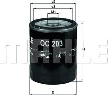 KNECHT OC 203 - Oil Filter www.autospares.lv