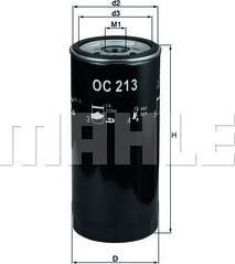 KNECHT OC 213 - Oil Filter www.autospares.lv