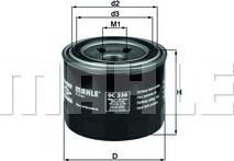 KNECHT OC 230 - Oil Filter www.autospares.lv