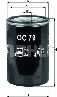 KNECHT OC 79 - Oil Filter www.autospares.lv