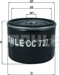 KNECHT OC 727 - Oil Filter www.autospares.lv