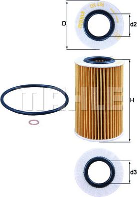 KNECHT OX 436D - Oil Filter www.autospares.lv