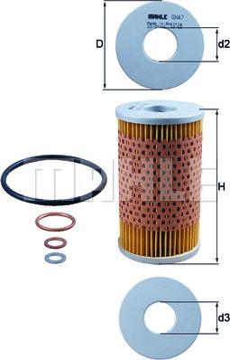 KNECHT OX 47D - Eļļas filtrs autospares.lv