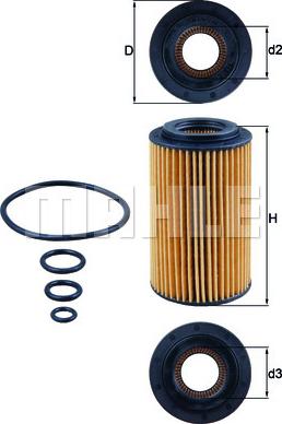 KNECHT OX 153/7D - Oil Filter www.autospares.lv