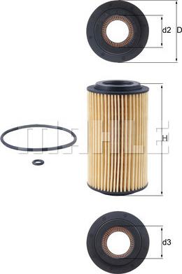 KNECHT OX 153D1 - Oil Filter www.autospares.lv