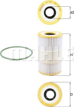 KNECHT OX 1185D - Eļļas filtrs autospares.lv