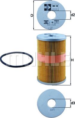 KNECHT OX 18D - Oil Filter www.autospares.lv