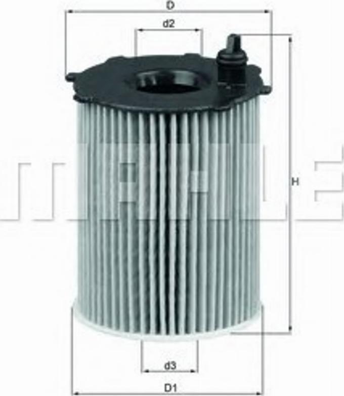 KNECHT OX 171/16D - Масляный фильтр www.autospares.lv