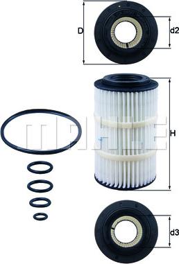 KNECHT OX 345/7D - Oil Filter www.autospares.lv