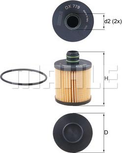 KNECHT OX 779D - Oil Filter www.autospares.lv